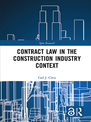 cover image of Contract Law in the Construction Industry Context